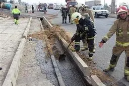 جاری شدن سیل اسیدی در تهران/تصاویر