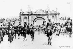 قدیمی‌ترین تصویر موجود از دروازه شاه‌عبدالعظیم/عکس