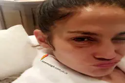 عکس جنجالی هنرمند مشهور زن