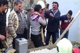 سقوط پسر بچه 10 ساله درون چاه 15متری/تصاویر