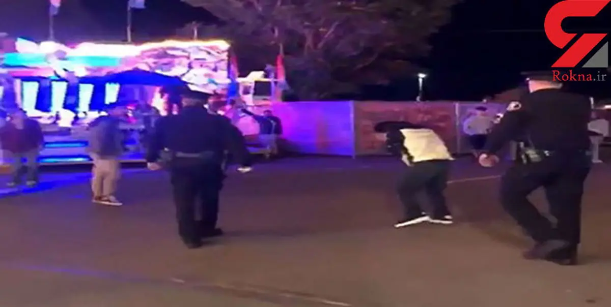 حمله وحشیانه مامور پلیس با اسپری فلفل و لگد به پسر ۱۵ ساله + عکس