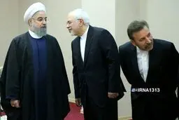 تصویر خاص از روحانی، ظریف و واعظی