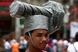 تظاهرات در حمایت از کارگران در فیلیپین / تصاویر