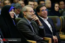 عکس/ لاریجانی در همایش سیاست‌های پولی و چالش‌های بانکداری و تولید
