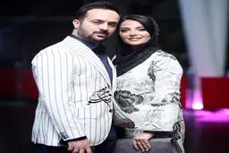 تصویری دو نفره از احمد مهرانفر و همسرش