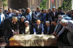 مراسم تشییع پیکر پروفسور «شهریار عدل»/تصاویر