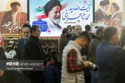 تصاویر مراسم ترحیم آیت‌الله سید محمد شاهچراغی