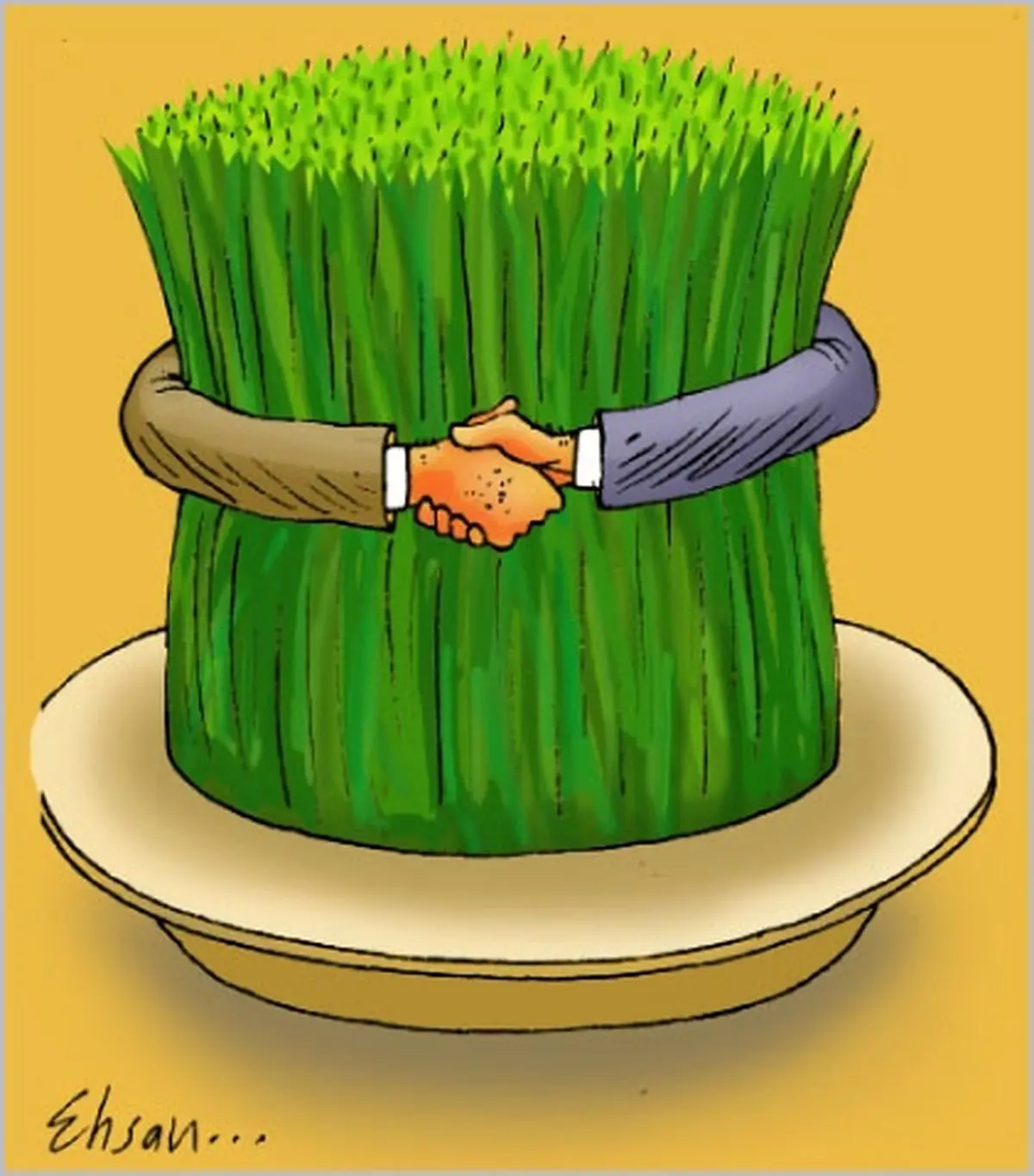 توافق نوروزی!/کاریکاتور