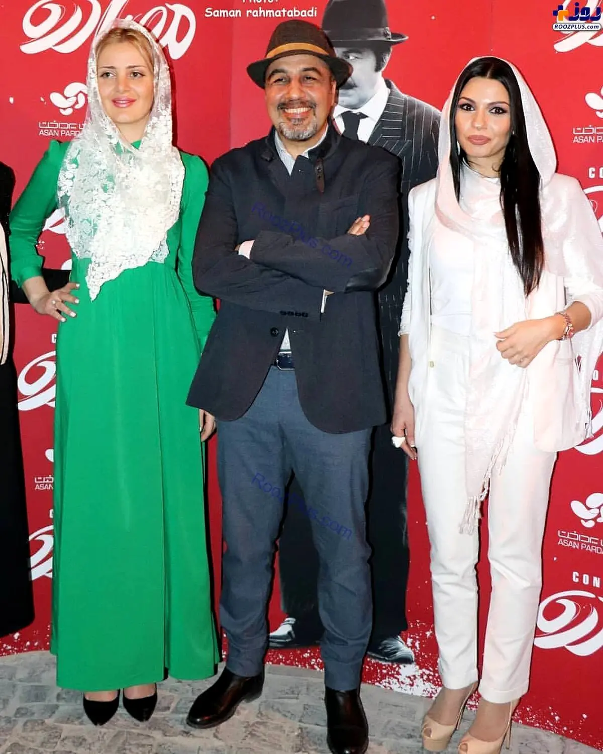 تیپ متفاوت رضا عطاران و بازیگران زن ارمنستانی!/عکس