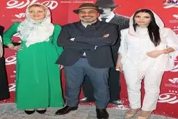 تیپ متفاوت رضا عطاران و بازیگران زن ارمنستانی!/عکس