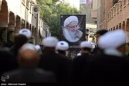 تصاویر مراسم ختم آیت الله مهدوی کنی در حوزه علمیه مروی