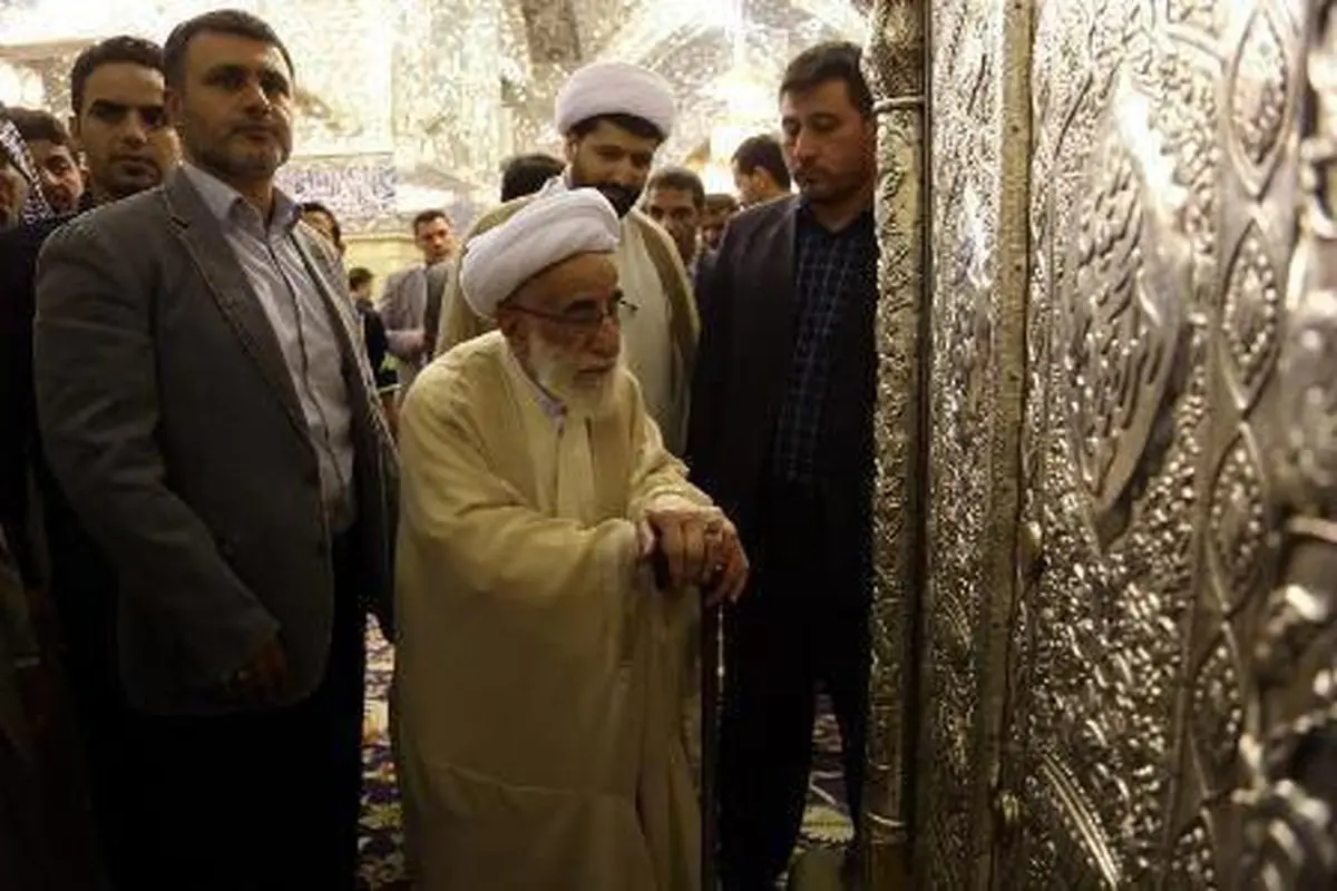 سفر آیت الله جنتی به عراق/عکس