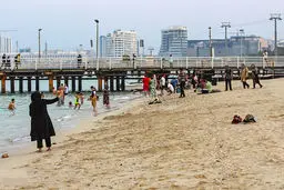 اوضاع جزيره كيش در بحبوحه كرونا! + عكس