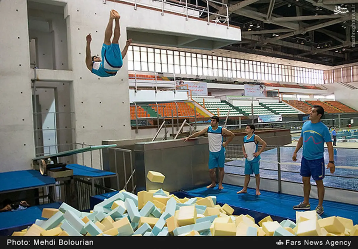 استخر متفاوت برای شیرجه‌زنان /تصاویر