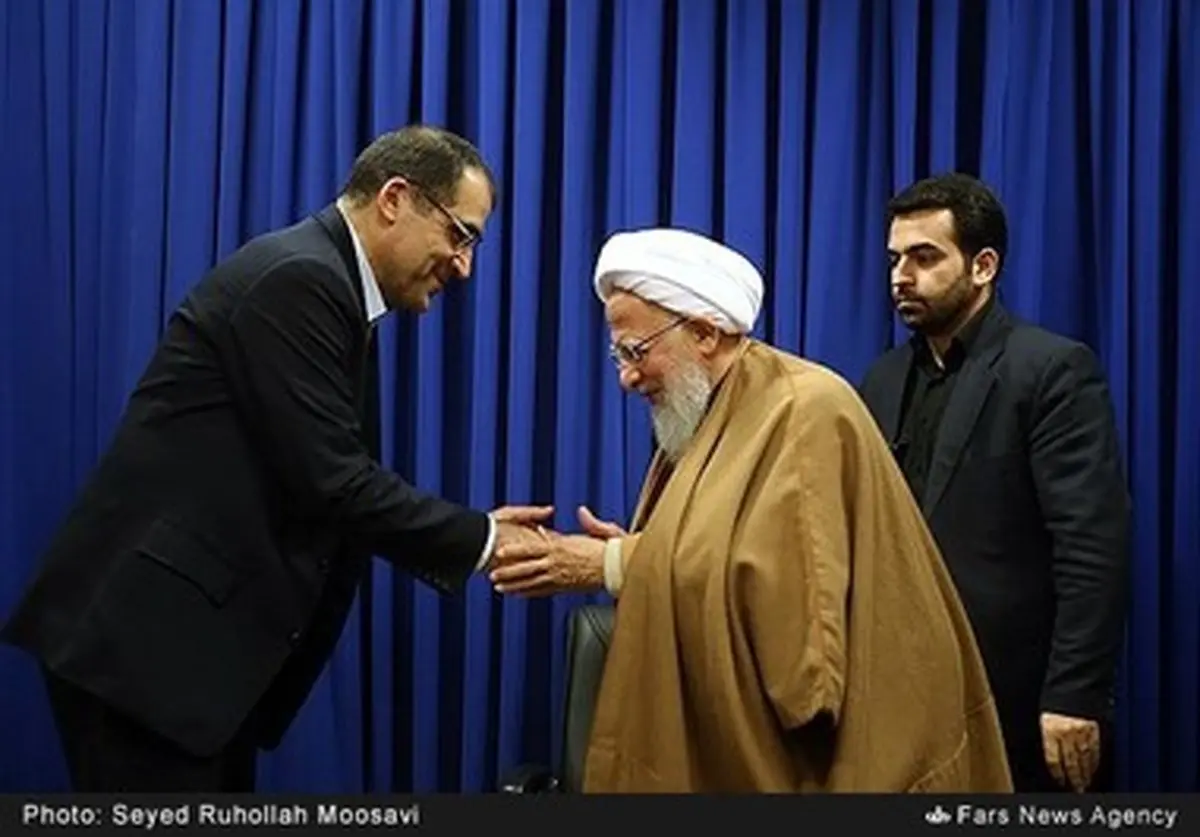 دیدار هاشمی با مراجع تقلید در قم/ تصاویر