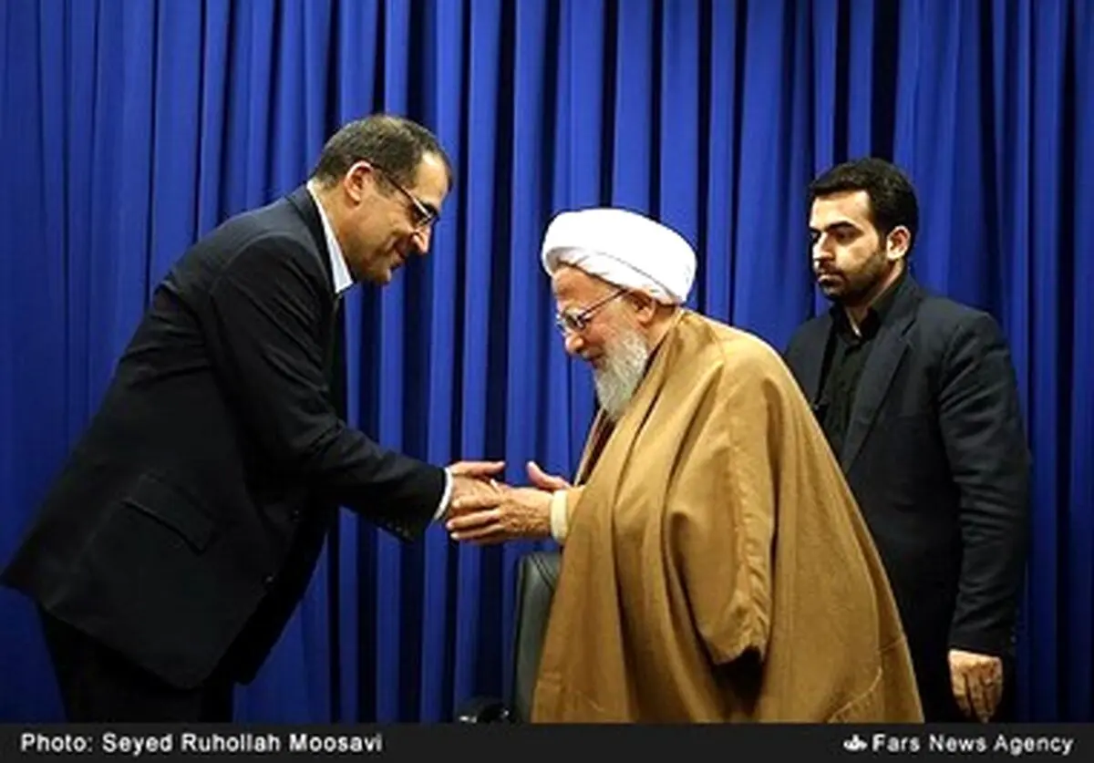 دیدار هاشمی با مراجع تقلید در قم/ تصاویر