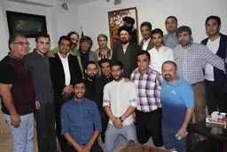 سفر تیم فوتبال ستارگان سینما و موسیقی ایران به آمریکا/ دیدار اهالی هنر با نوه امام(ره) + عکس