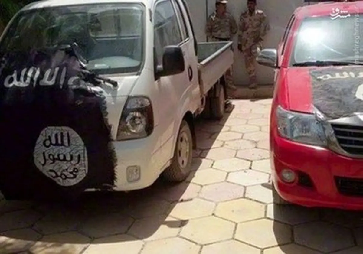 اسرا و غنائم داعش در دست ارتش عراق/تصاویر