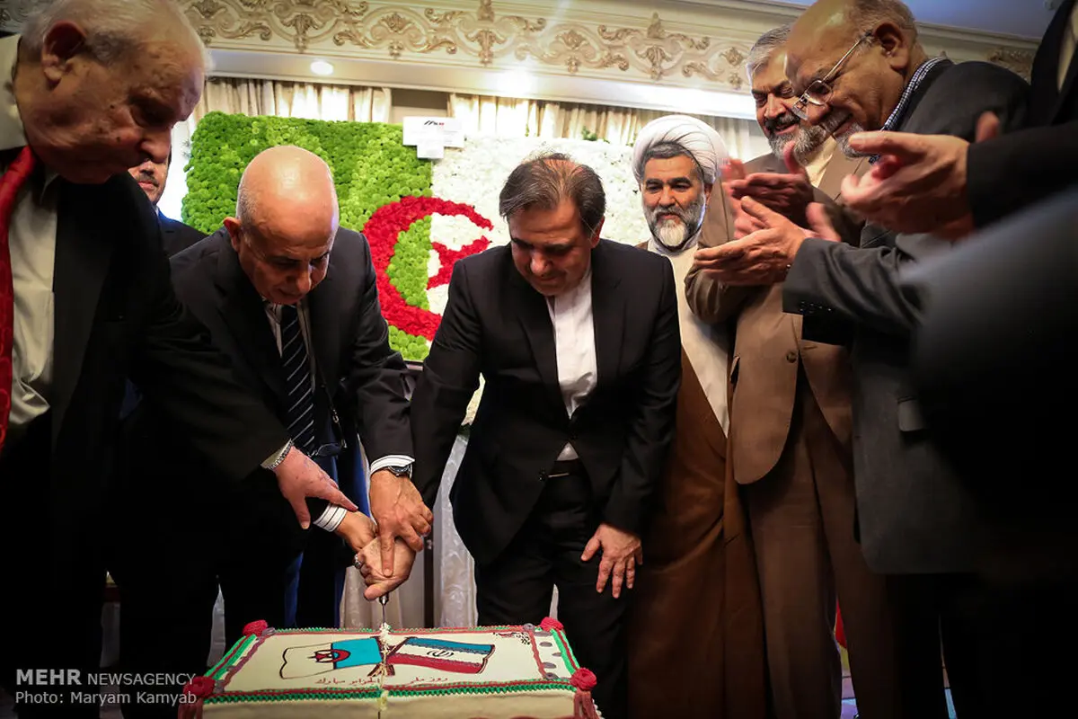 جشن روز ملی الجزایر با حضور آخوندی، استیلی و الیکا عبدالرزاقی