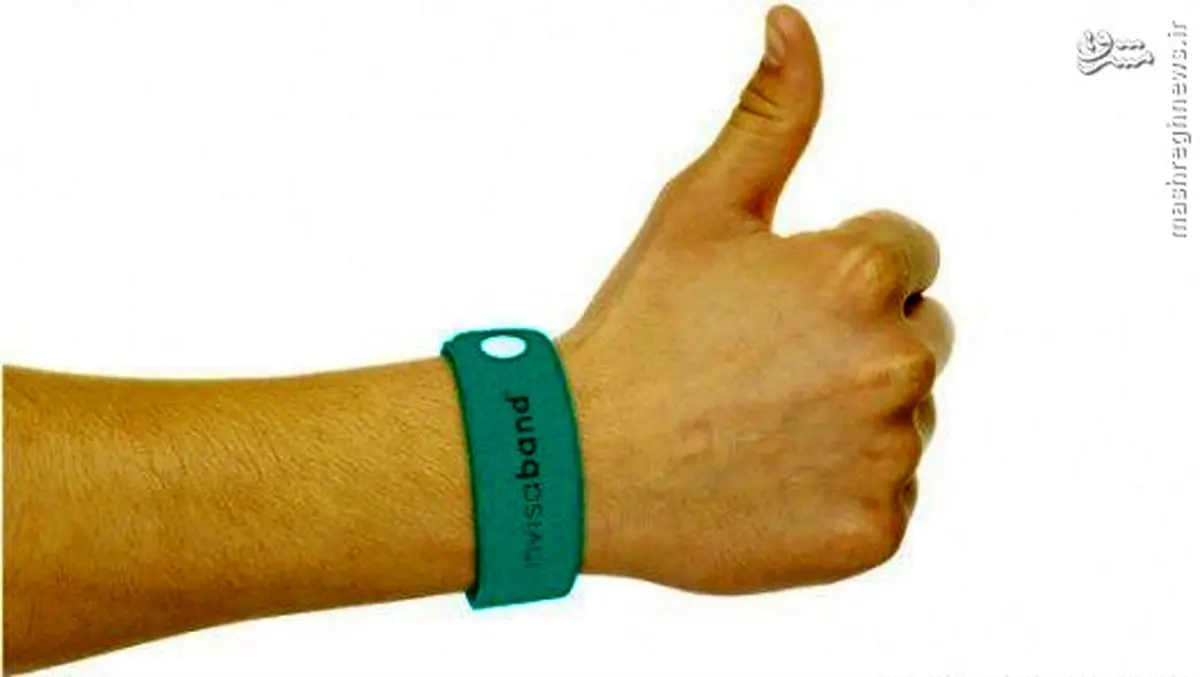 دستبندی برای فراری دادن پشه‌ها/عکس