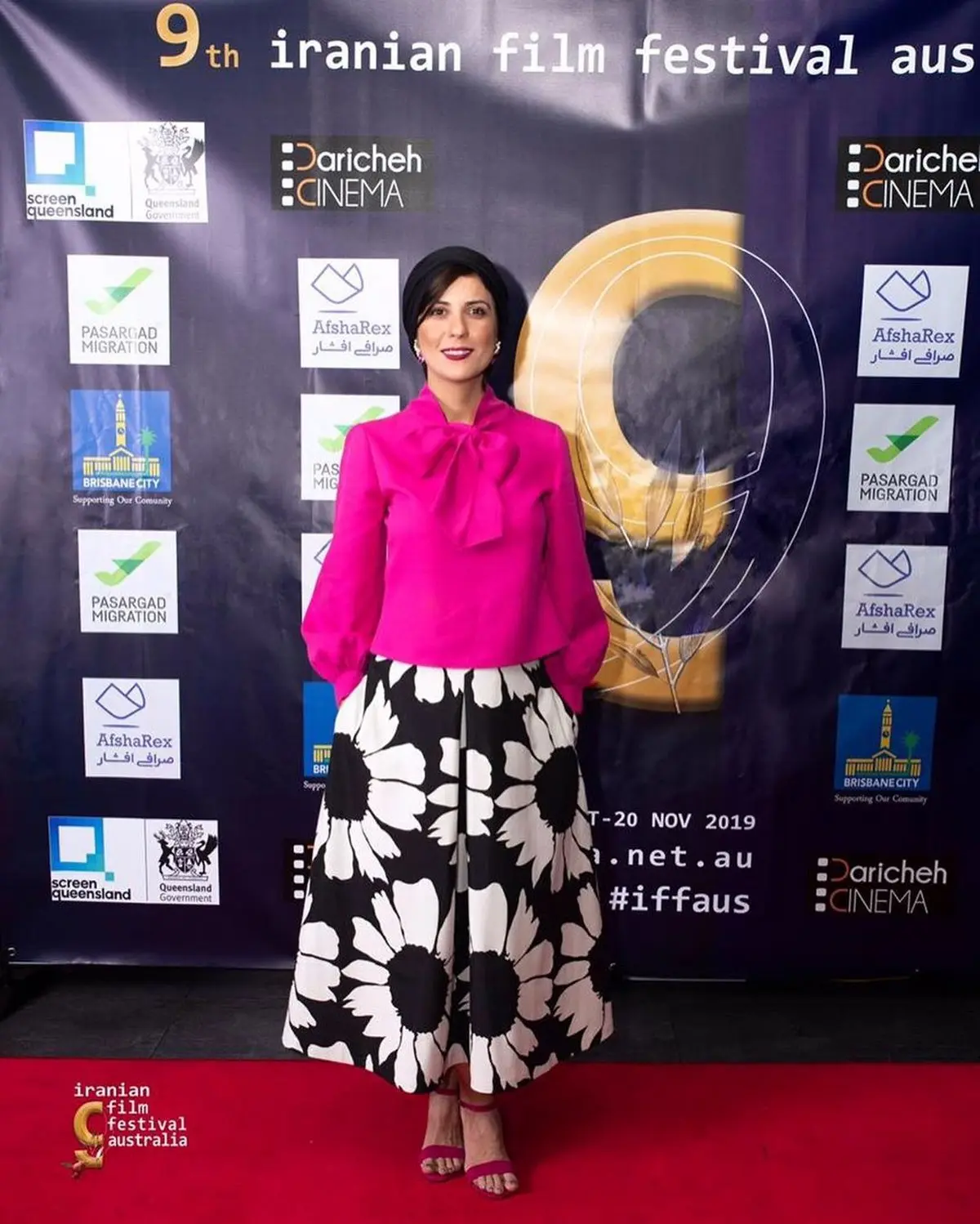 لباس جذاب سارا بهرامی در استرالیا + عکس