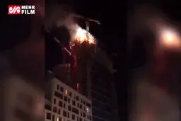 ببینید: آتش‌سوزی آسمان خراش در حال ساخت در پایتخت لهستان