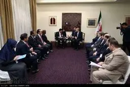 دیدار های لاریجانی در حاشیه کنفرانس روسای مجالس جهان/تصاویر