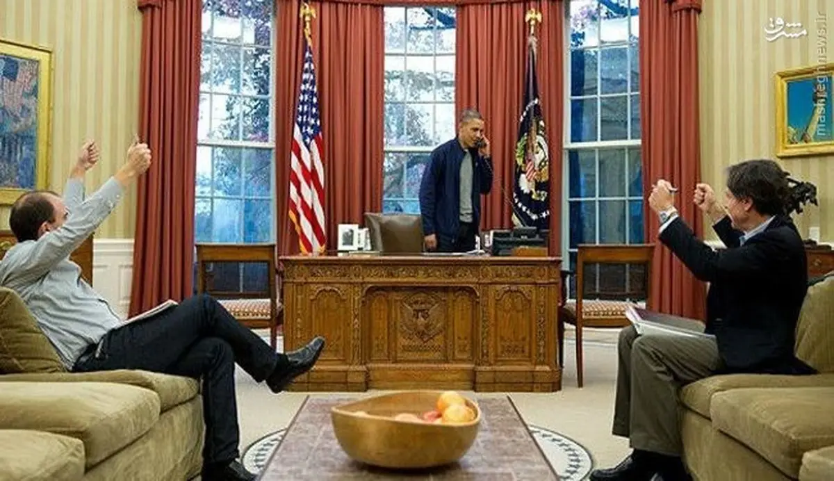 شادی اوباما از رأی مجلس سنا/عکس