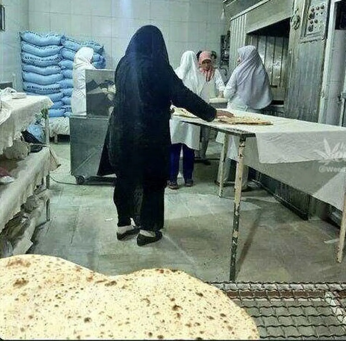 نانوایی زنانه دیده بودید؟!/عکس