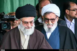 آیت‌الله واعظ طبسی از همراهی رهبری تا شرکت در انتخابات/ تصاویر