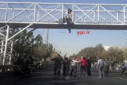 تصویری از خودکشی نافرجام دختر جوان در تهران
