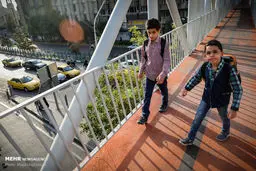 تصاویر از اول مهر در سطح شهر