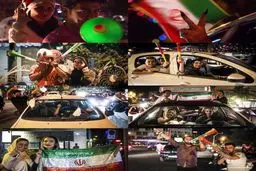 تصاویری از شادی مردم تهران پس از بازی دیدنی تیم ملی ایران و اسپانیا