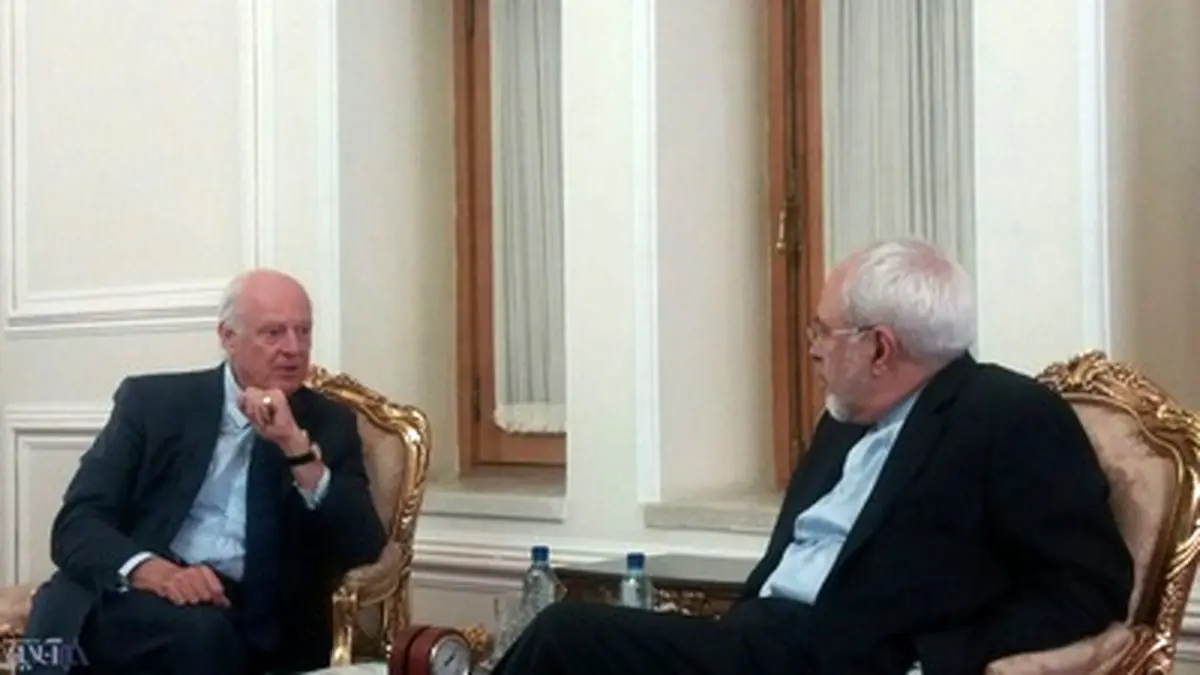 عکس | دی‌میستورا با ظریف دیدار کرد