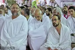میرسلیم در لباس احرام در مراسم برائت از مشرکین /عکس