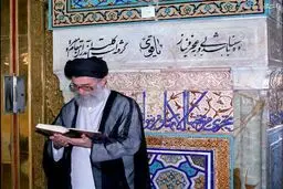 تصویر دیده نشده از رهبر انقلاب در مشهد
