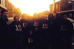 تصاویر عشق به حسین (ع) در قلب منچستر