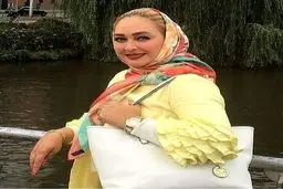 تیپ  الهام حمیدی با آرایش غلیظ+عکس