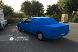 بلایی که یک هوادار استقلالی پیش از دربی سر پژو ۴۰۵ خود آورد/عکس