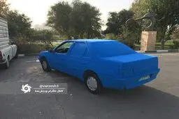 بلایی که یک هوادار استقلالی پیش از دربی سر پژو ۴۰۵ خود آورد/عکس
