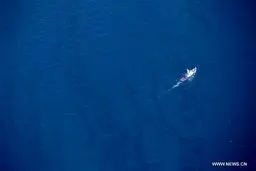 تصویری از محل غرق‌شدن نفتکش سانچی