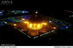 عکس/ بلندایِ مناره حرم حضرت زینب(س)