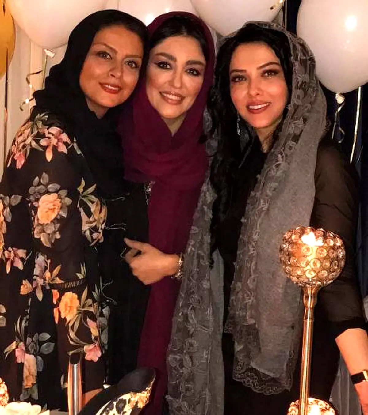 جشن تولد 34 سالگی لیلا اوتادی با حضور شقایق فراهانی و شبنم فرشادجو! عکس