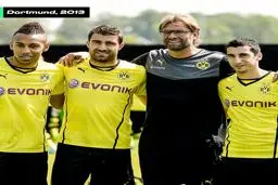 ملاقات کلوپ با شاگردان سابقش در آرسنال+عکس