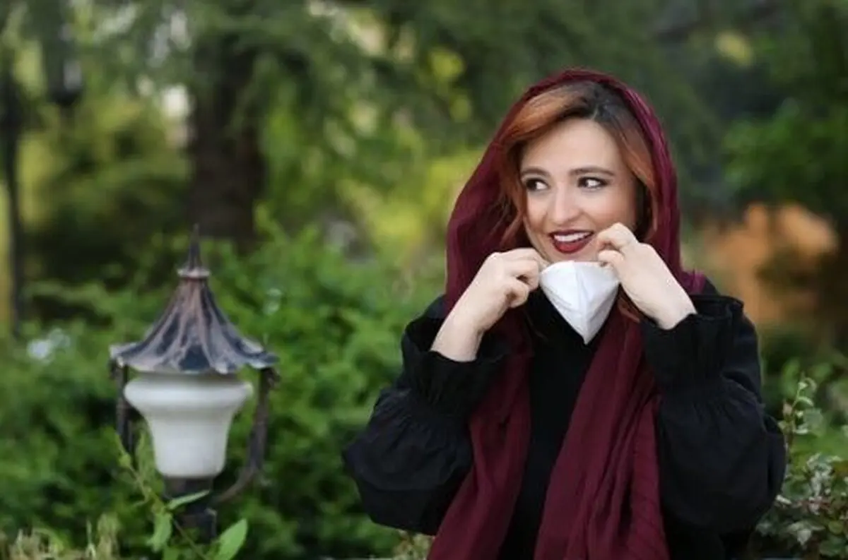 عکس/ دیدار گلاره عباسی به وقت کرونا