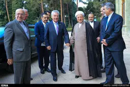 دیدار رییس جمهوری اتریش با هاشمی رفسنجانی/تصاویر