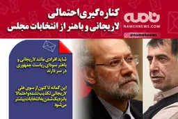 فتوتیتر/ کناره گیری احتمالی لاریجانی و باهنر