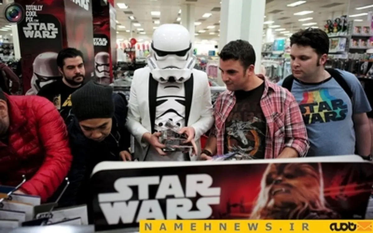 جنگ ستارگان در یک سوپر مارکت!+تصاویر