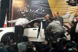 لاریجانی سوار بر خودروی جدید سایپا/عکس