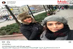 مارال فرجاد و لاله اسکندری در اوکراین! / عکس